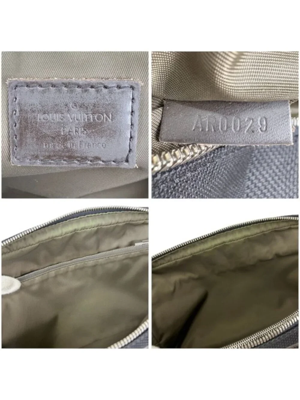 Louis Vuitton Crossbody Bag Shoulder Damier Geant Acrobat Canvas Black - Picture 8 of 12